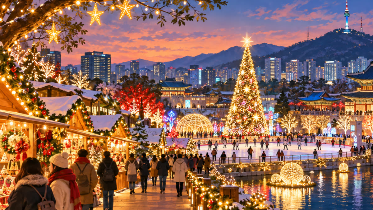 Last season's dates, for planning (2025–26) — Christmas in Seoul 2026: Markets, Light Festivals and Where to See the Lights